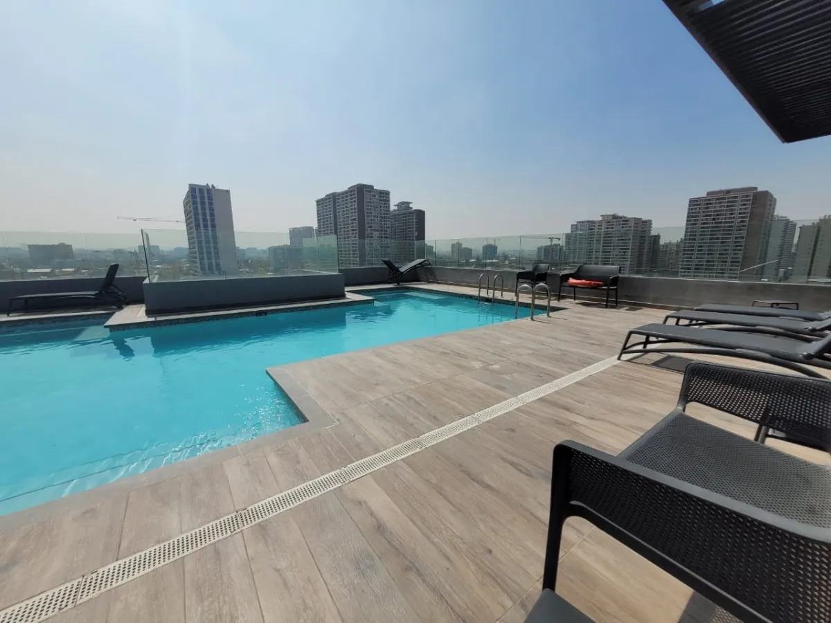 Espectacular depto 2d+2b Metro Santa Isabel, edificio Almagro — foto 1