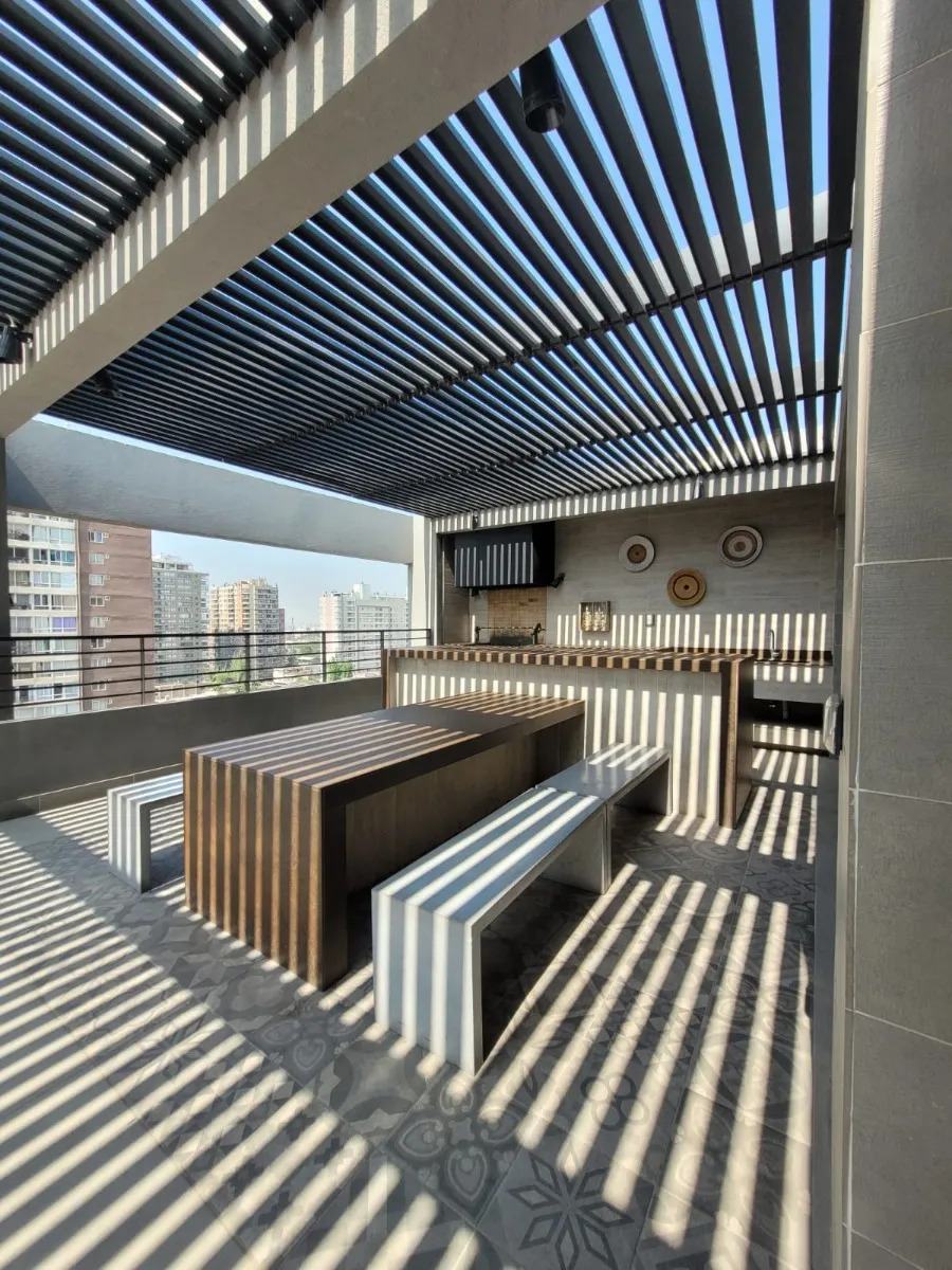 Espectacular depto 2d+2b Metro Santa Isabel, edificio Almagro — foto 5